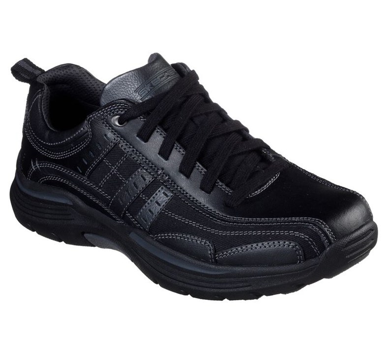 Skechers Relaxed Fit: Expended - Manden - Mens Sneakers Black [AU-ON5296]